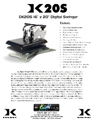 GEO Knight press 16''x 20 ''  K20S