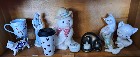 Collection bibelots Chats vintage avant 2000