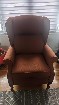 JOLIE CHAISE BERGER  INCLINABLE COULEUR COGNAC