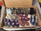 Lot en vrac de chaussures pour b&eacute;b&eacute;s/enfants