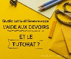 Tutorat priv&eacute; en math&eacute;matiques et en fran&ccedil;ais