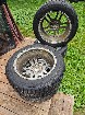 225/55/R18 Pneus d&rsquo;hiver sur jantes d&rsquo;aluminium BM