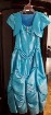 Beautiful Elegant blue dress size 14 with silver b