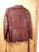 Women sporty100% leather coat