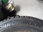 pneu hiver 225/65/r17 mont&eacute; sur roue