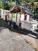 1000$ Heavy-duty dual-axle dump trailer with.